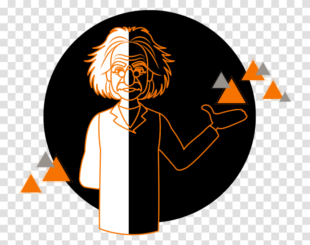 Albert Einstein Illustration, Person, Hand Transparent Png
