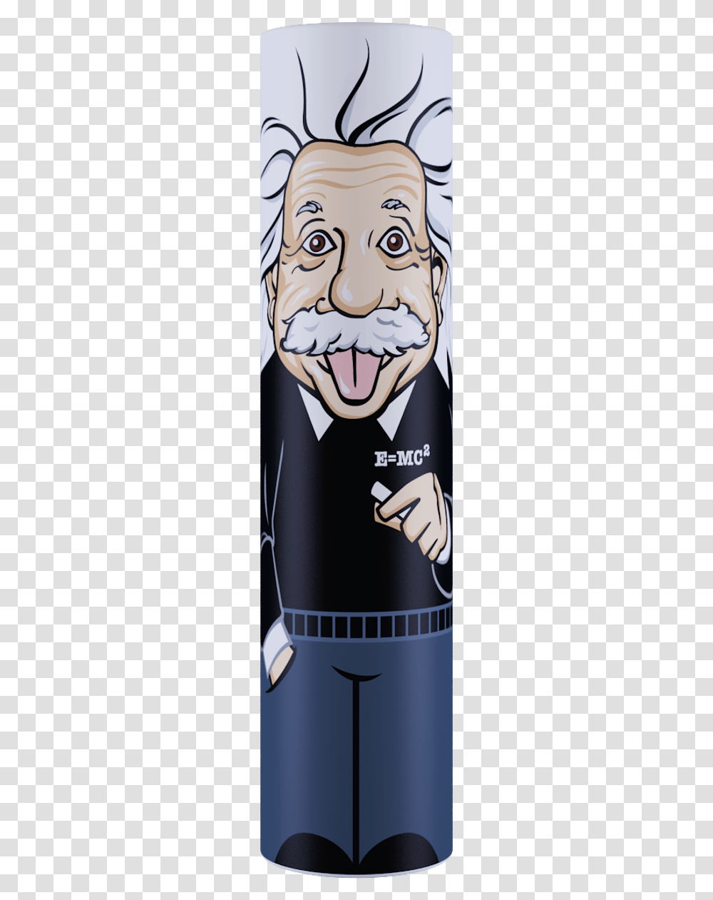 Albert Einstein Legends Mimopowertube 2600mah Cartoon, Hand, Apparel, Beverage Transparent Png