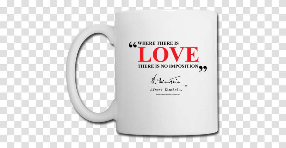 Albert Einstein Love Quote Mug Beer Stein, Coffee Cup, Soil, Latte, Beverage Transparent Png