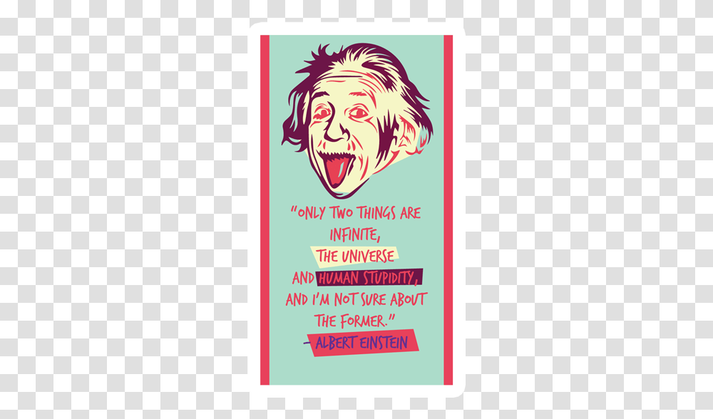 Albert Einstein Sticker, Label, Bottle, Poster Transparent Png