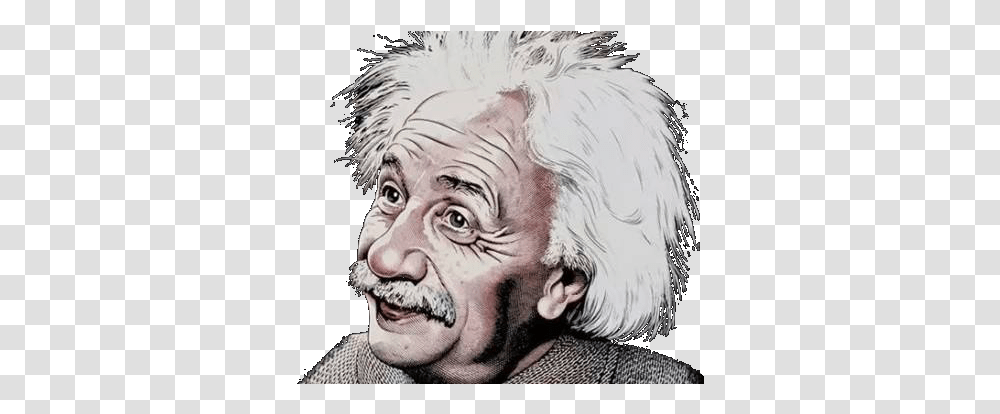 Albert Einstein T Shirt Smile Cartoon Image Of Einstein, Face, Person, Head, Drawing Transparent Png