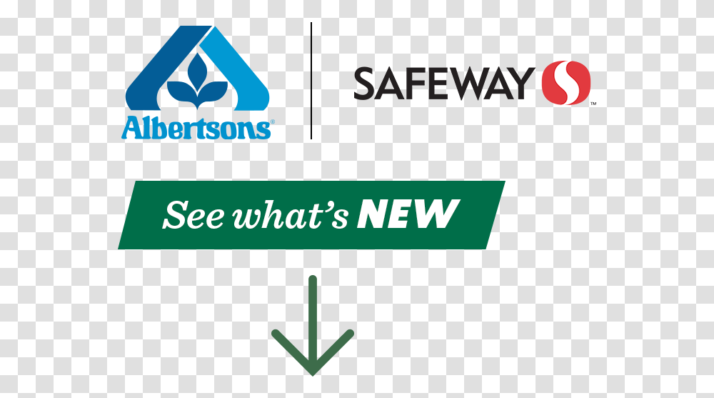Albertsons And Safeway Logos Sign, Trademark, Alphabet Transparent Png