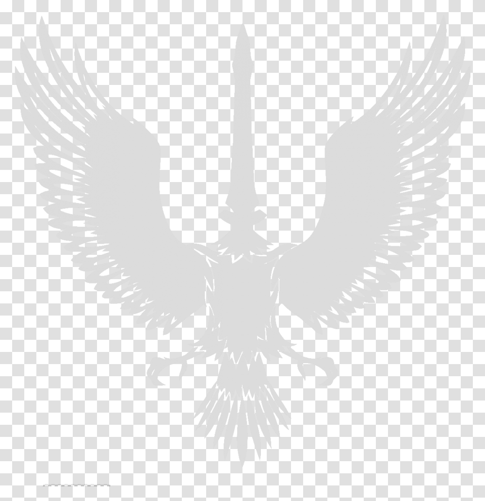 Albions Emblem Eagle Vector Trendsettah, Bird, Animal, Stencil Transparent Png