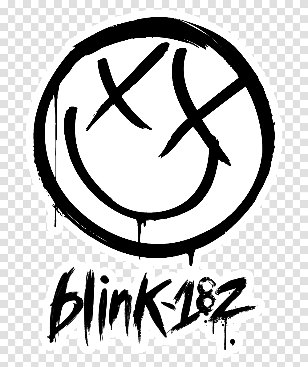 Album Artwork Segments Shown Blink 182 Logo, Text, Stencil, Symbol, Handwriting Transparent Png