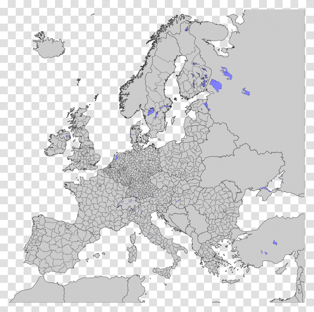 Album Collection Of 50 Blank Maps For Mapping European Europe Nuts 3 Map, Diagram, Atlas, Plot Transparent Png