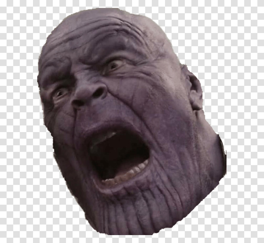 Album On Imgur Thanos Face Background, Head, Person, Human, Mammal Transparent Png