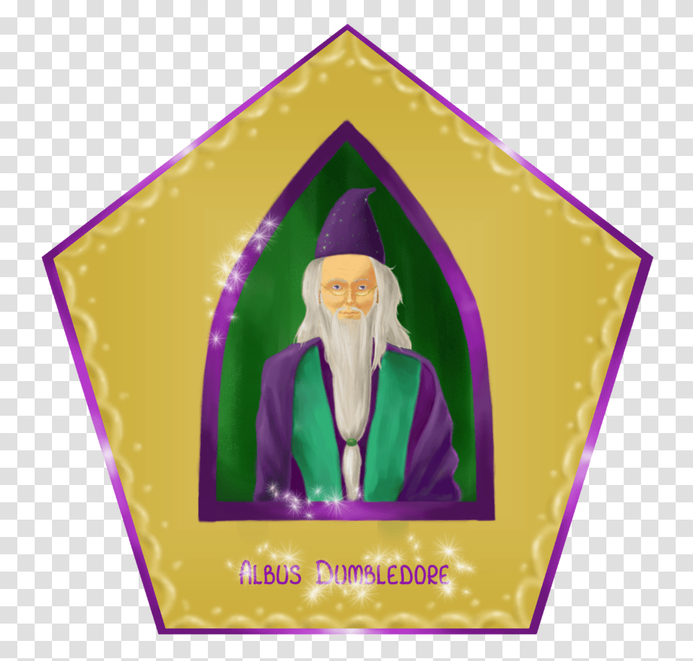 Albus Dumbledore Choc Frog Card, Person, Worship Transparent Png