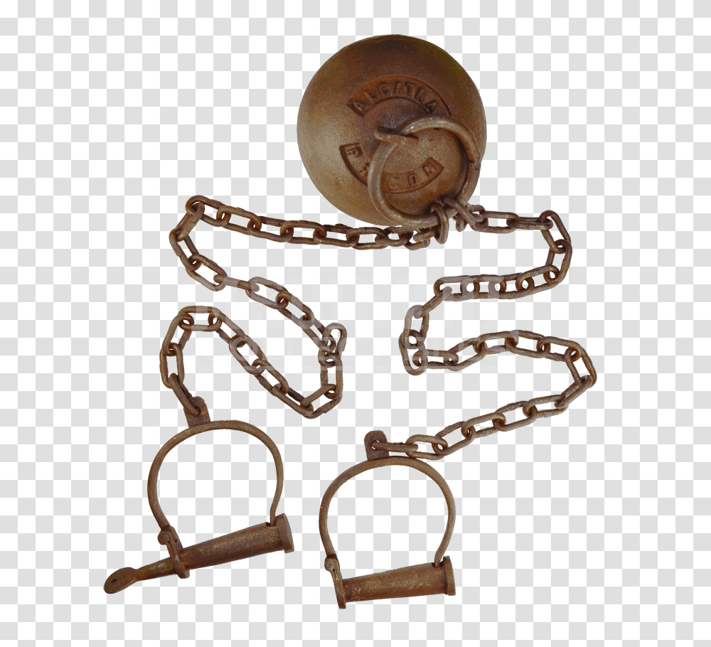 Alcatraz Prison Iron Ball And Chain, Bracelet, Accessories Transparent Png