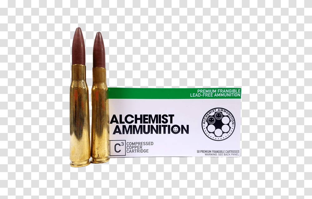 Alchemist Ammunition Bmg Gr Frangible, Weapon, Weaponry, Bullet Transparent Png