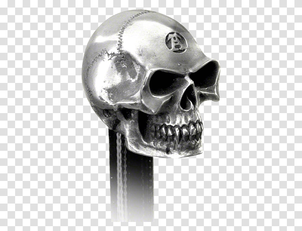 Alchemist Gear Knob Skull Gear Stick, Helmet, Apparel, Silver Transparent Png
