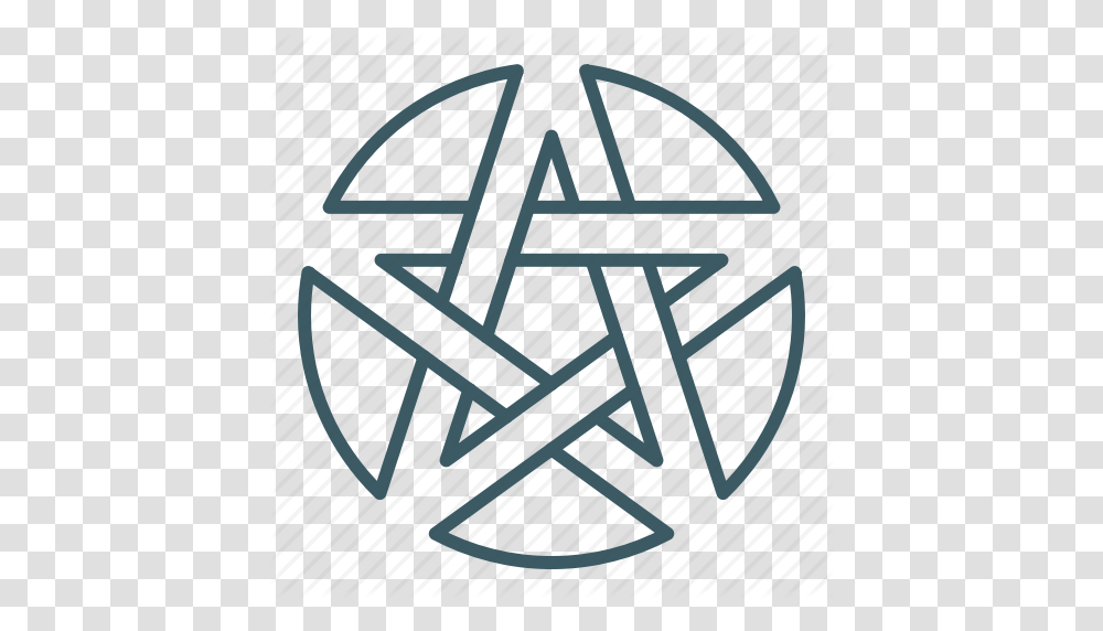 Alchemy Circle Magic Pentagram Icon, Recycling Symbol, Hook Transparent Png