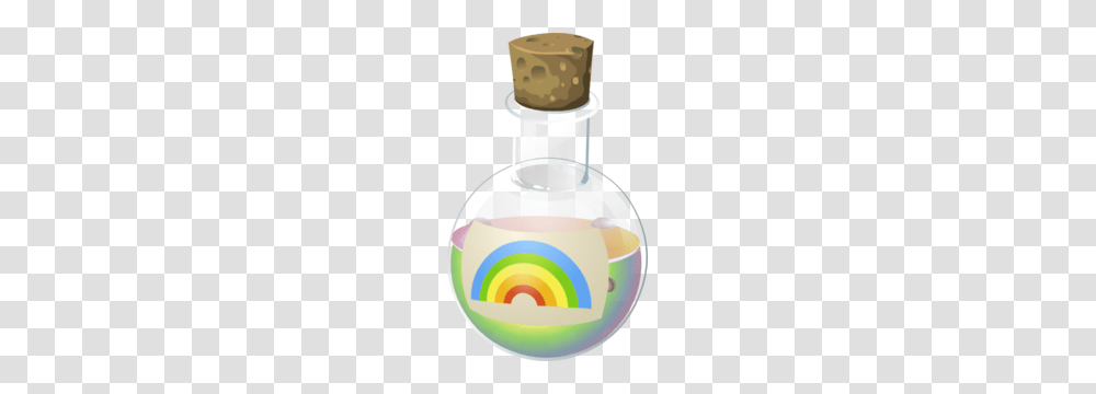 Alchemy Potion Rainbow Juice Clip Art, Bottle, Wedding Cake, Dessert, Food Transparent Png
