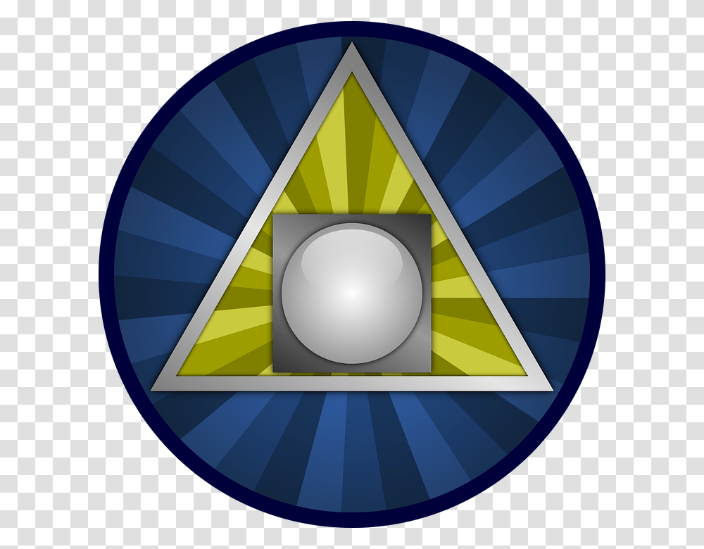 Alchemy Transformation Spiritual Symbol Kybalion Symbol, Triangle, Sphere, Balloon Transparent Png