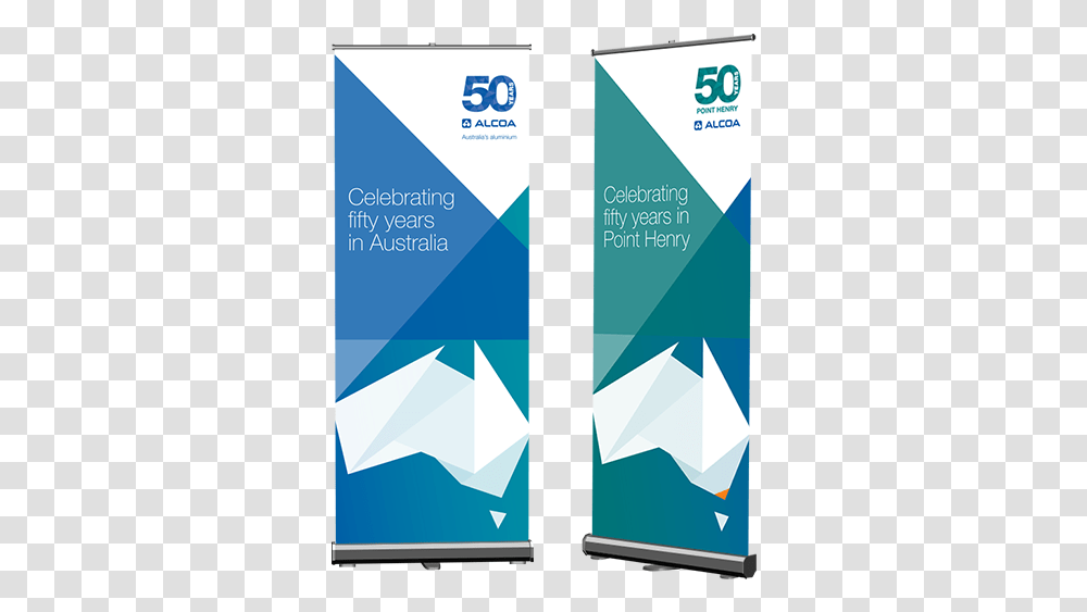 Alcoa 50 Year Branding Pull Up Banner Mockup, Poster, Advertisement, Paper, Flyer Transparent Png