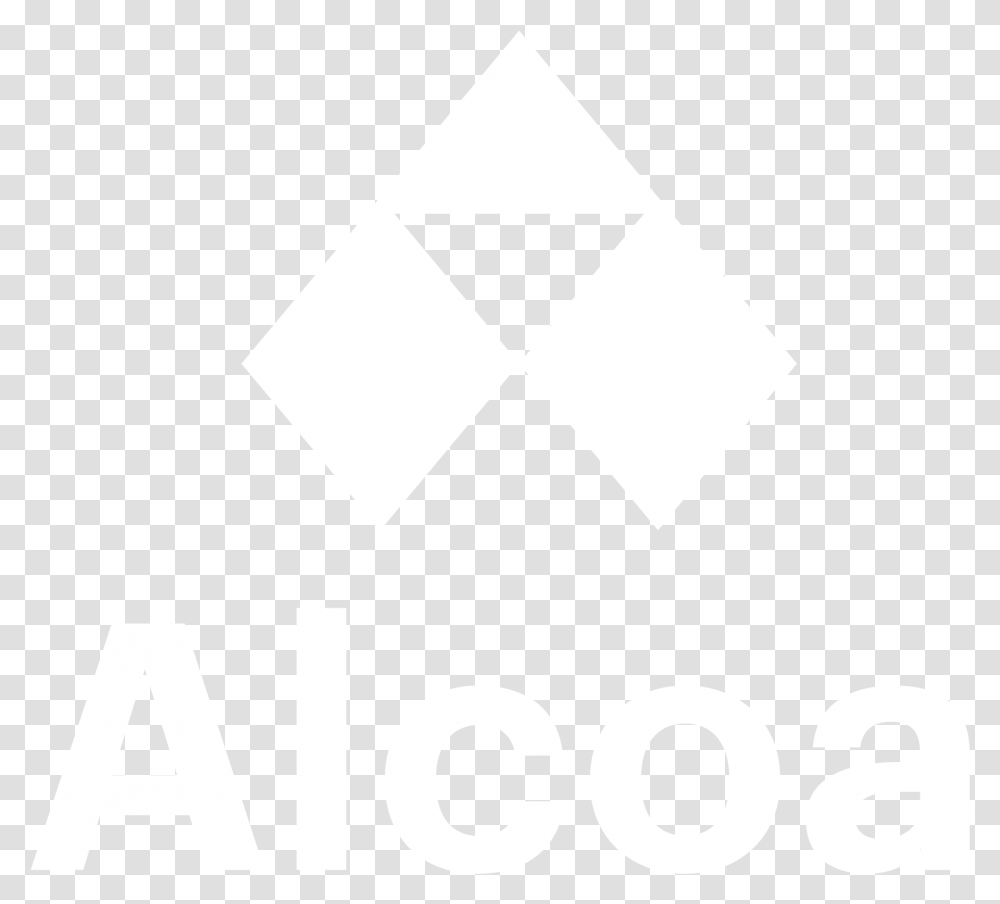 Alcoa Alcoa Logo White, Triangle, Symbol, Trademark, Text Transparent Png