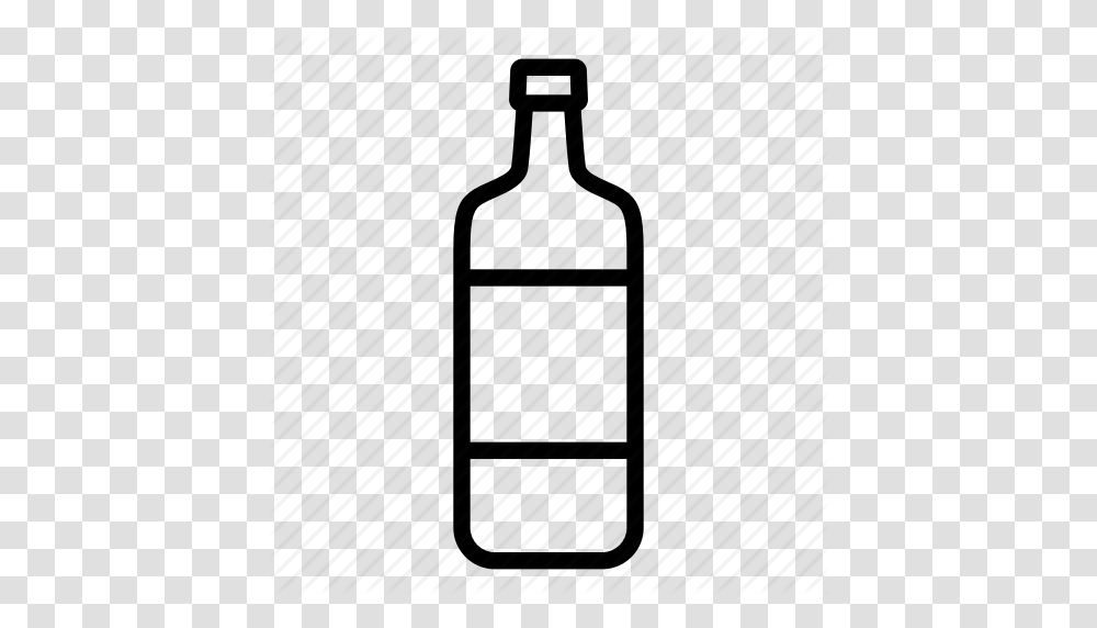 Alcohol Bar Bottle Drink Vodka Icon, Cylinder, Beverage, Wine Bottle, Pop Bottle Transparent Png