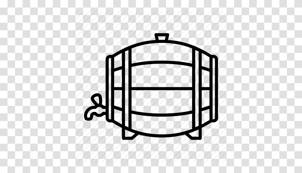 Alcohol Barrel Beer Cask Keg Wine Wood Icon, Furniture, Chair, Cabinet, Cupboard Transparent Png