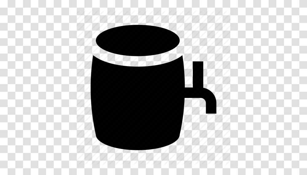 Alcohol Barrel Beer Keg Icon, Coffee Cup, Pot, Pottery, Kettle Transparent Png