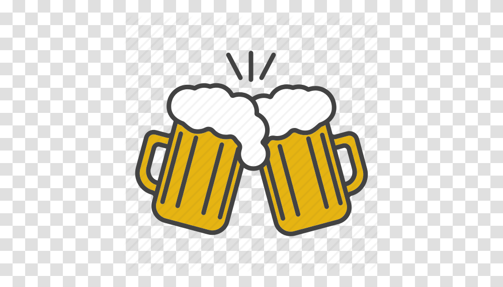 Alcohol Beer Beer Mug Cheers Ele Glass Toast Icon, Beverage, Drink, Beer Glass, Stein Transparent Png