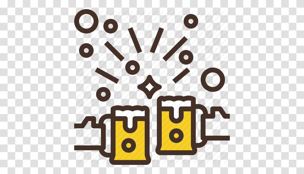 Alcohol Beer Cheers Drink Party Icon, Sweets, Food, Confectionery Transparent Png
