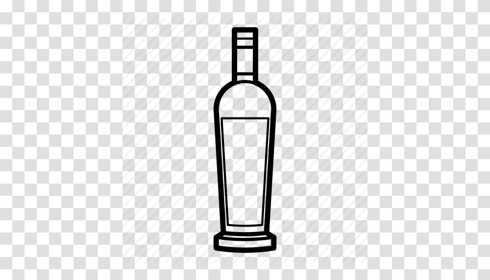 Alcohol Beverage Bottle Drink Drinks Rum Rum Bottle Icon, Cylinder, Wine Bottle, Hourglass Transparent Png