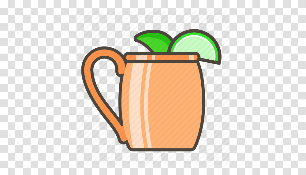 Alcohol Booze Cocktail Drink Moscow Mule Icon, Coffee Cup, Pottery Transparent Png