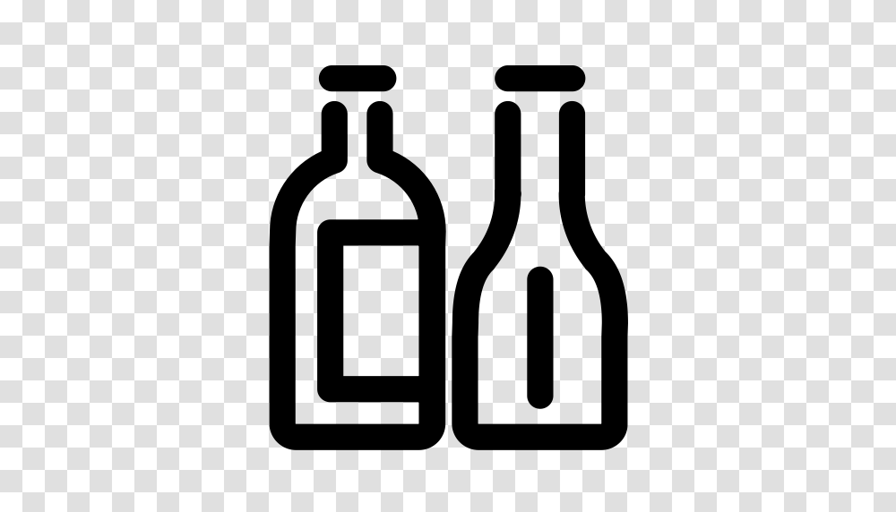 Alcohol Bottle Champagne Icon With And Vector Format, Gray, World Of Warcraft Transparent Png