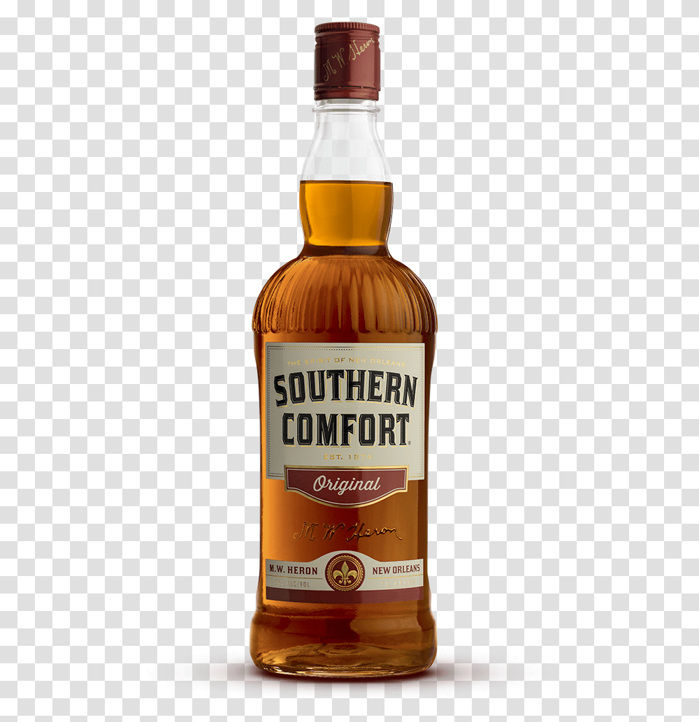 Alcohol Bottle Southern Comfort Whiskey, Liquor, Beverage, Drink, Whisky Transparent Png
