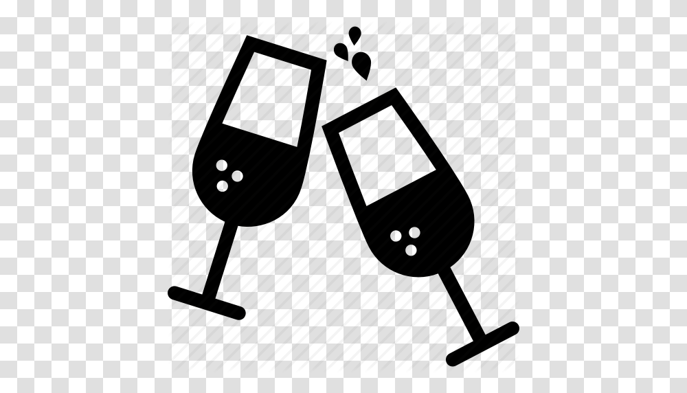 Alcohol Celebration Champagne Drinks Glasses Icon, Piano, Leisure Activities, Musical Instrument Transparent Png