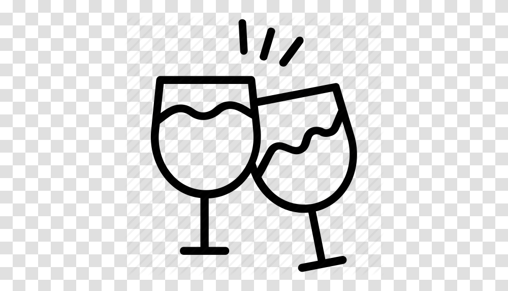 Alcohol Champagne Cheers Toasting Wine Glass Icon, Beverage, Drink, Red Wine, Goblet Transparent Png