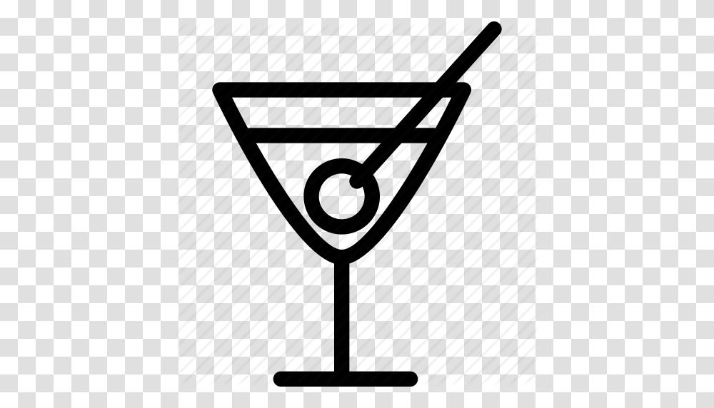 Alcohol Cocktail Cocktail Glass Drinks Glass Line Icon Wine Icon, Beverage, Goblet, Martini, Wine Glass Transparent Png