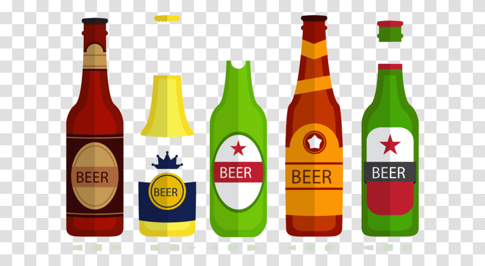 Alcohol Excelent Beer Bottle Heineken Alcoholic Beverage, Drink, Pop Bottle, Label Transparent Png