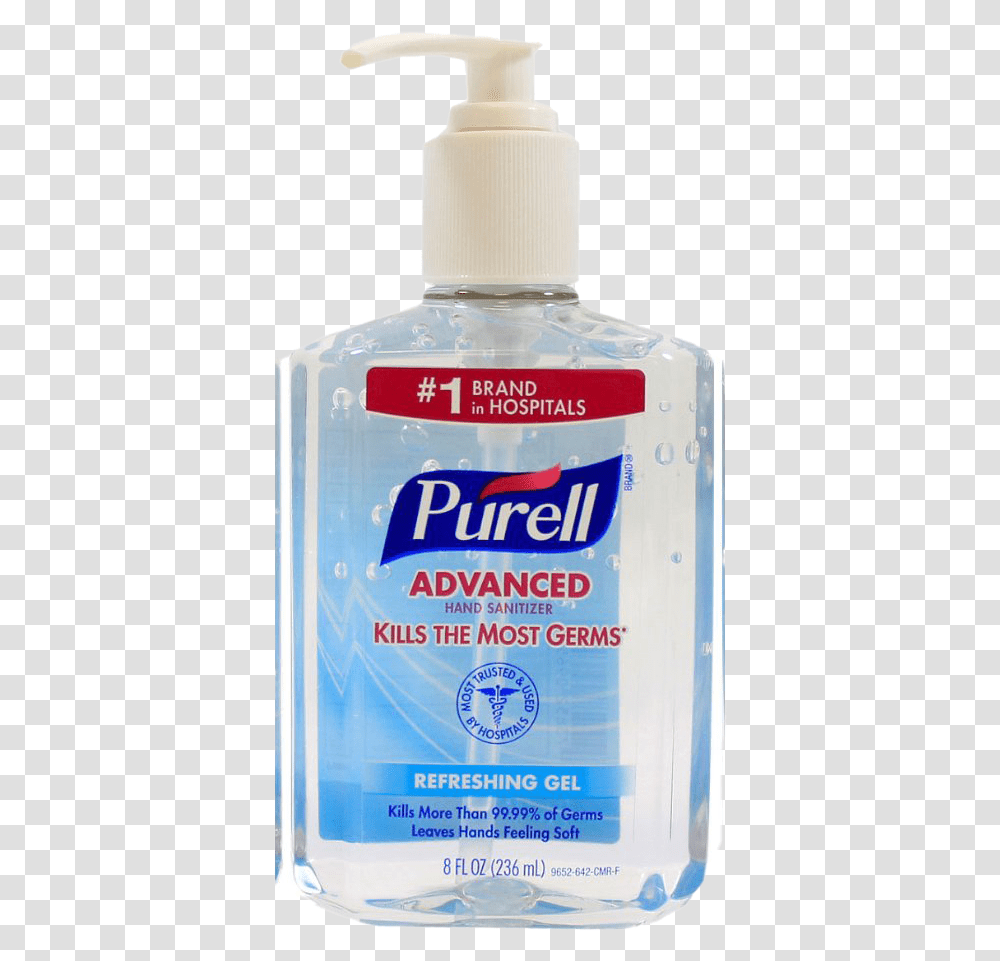 Alcohol Hand Sanitizer File Purell Advanced Hand Sanitizer, Bottle, Cosmetics, Toothpaste Transparent Png