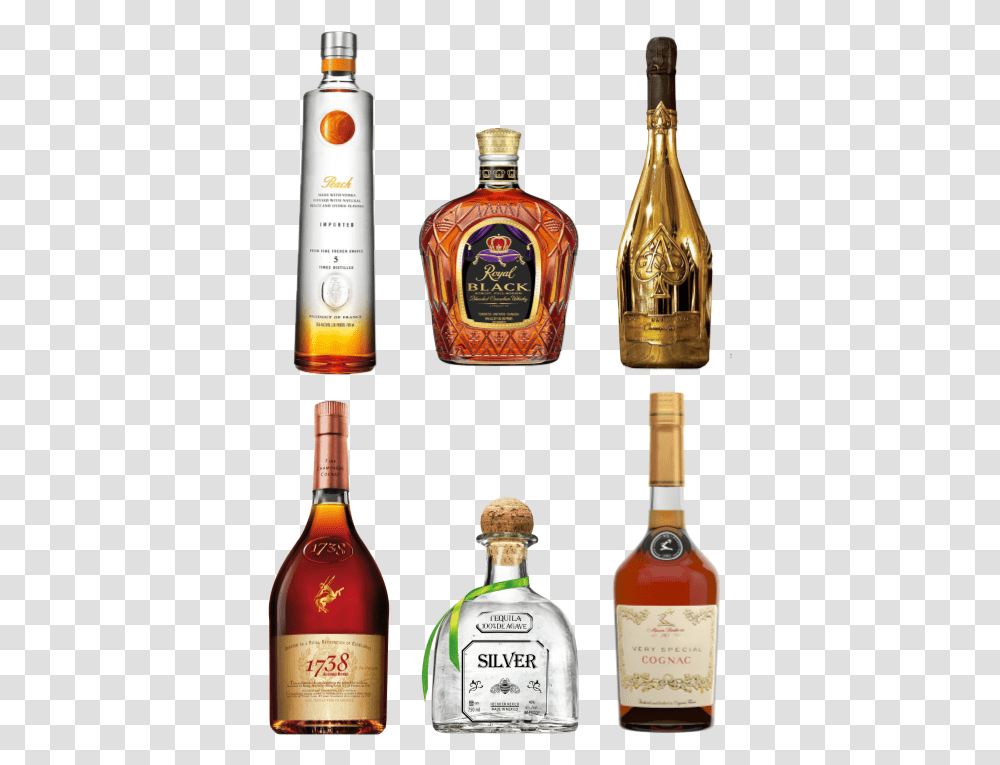 Alcohol Liquor Bottles Prop Pack Alcohol Bottles, Beverage, Drink, Whisky, Label Transparent Png
