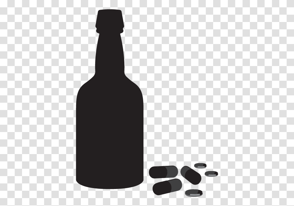 Alcohol With Pills Glass Bottle, Wine, Beverage, Drink, Wine Bottle Transparent Png