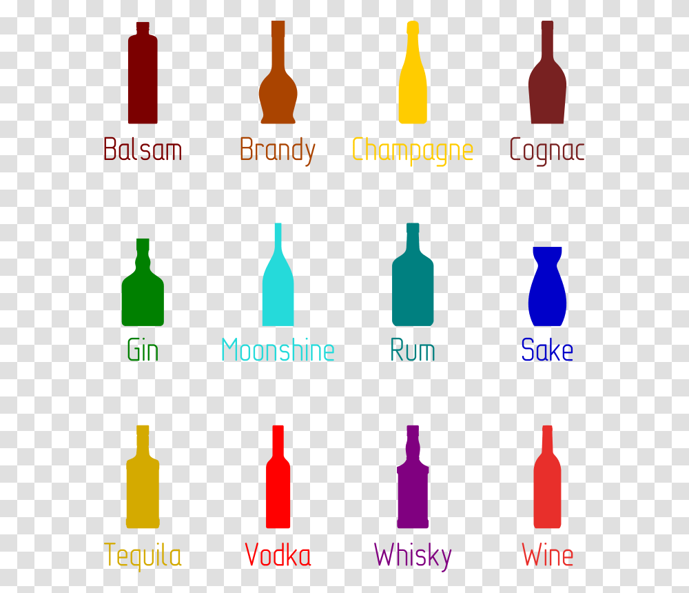 Alcoholic Drink Clipart Rum Fizzy Drinks Clip Art Alcoholic Drink, Alphabet, Bottle, Beverage Transparent Png