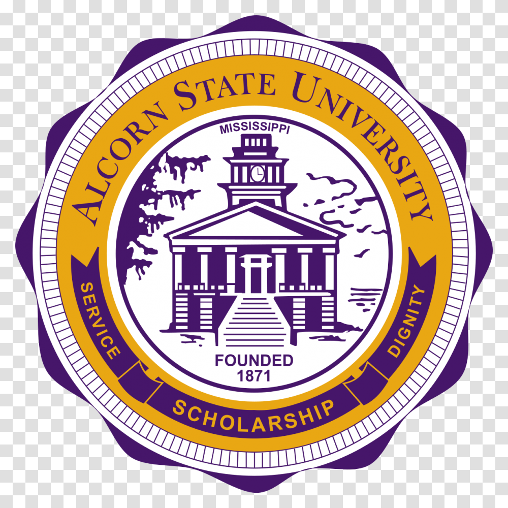 Alcorn State University Logo, Trademark, Badge, Emblem Transparent Png