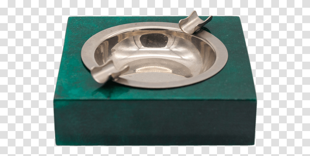 Aldo Tura Green And Silver Ashtray Lid Transparent Png