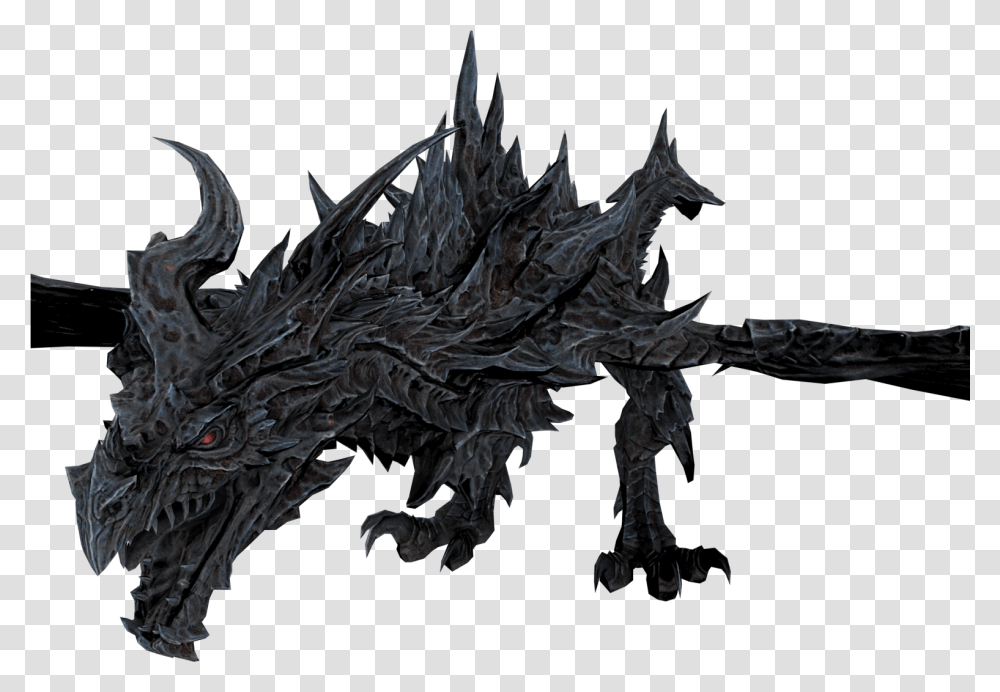 Alduin Skyrim, Dragon, Dinosaur, Reptile, Animal Transparent Png