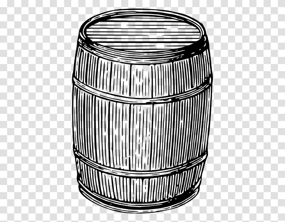 Ale Barrel Beer Cask Container Keg Wine Wood Barrel Coloring Page, Gray, World Of Warcraft Transparent Png