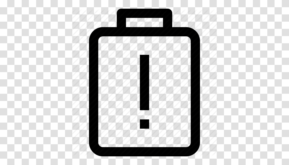 Alert Battery Mobile Phone Icon, Number, Clock Transparent Png