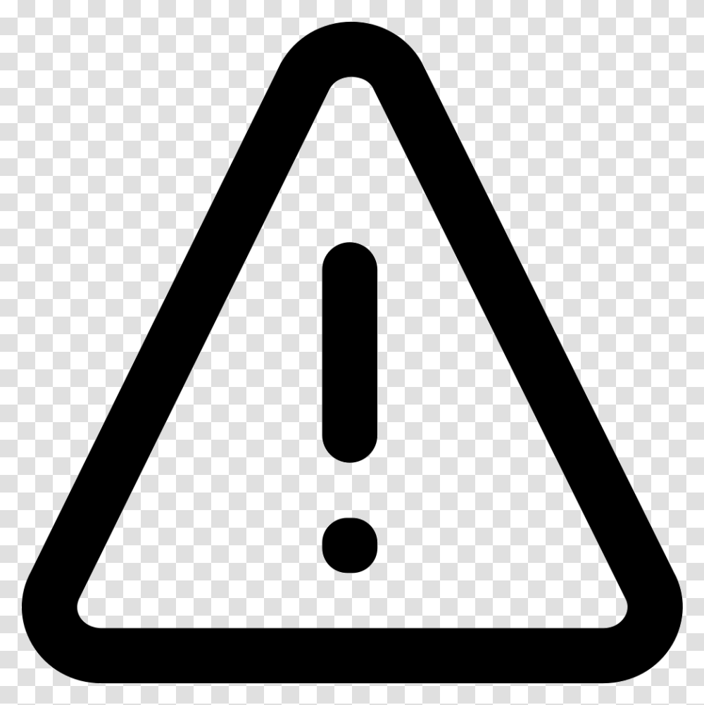 Alert Dangerous Icon, Triangle, Sign Transparent Png