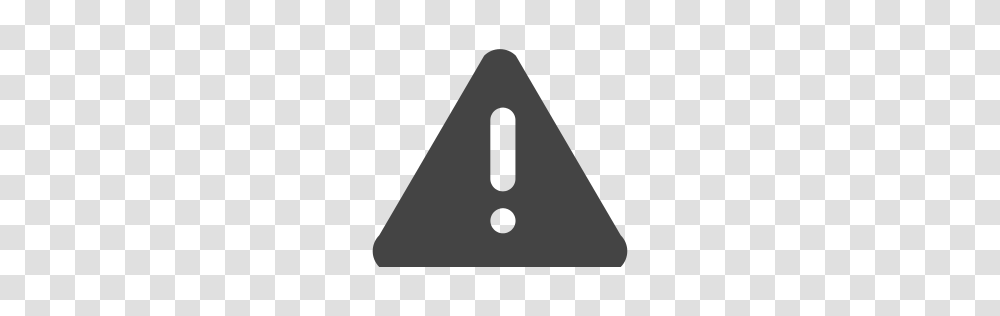 Alert Icon Myiconfinder, Triangle, Cone Transparent Png