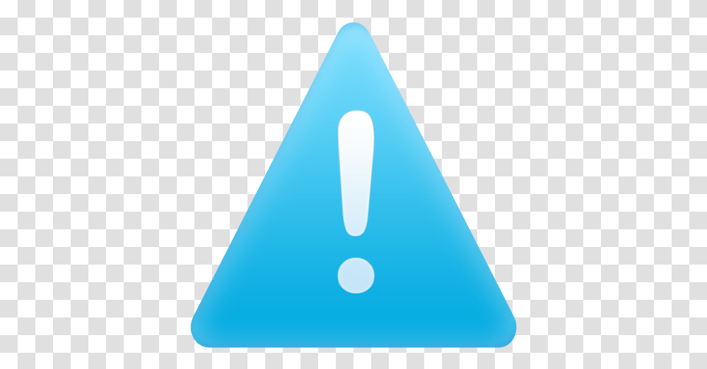 Alert Images All Alert Icon Blue, Triangle, Cone Transparent Png