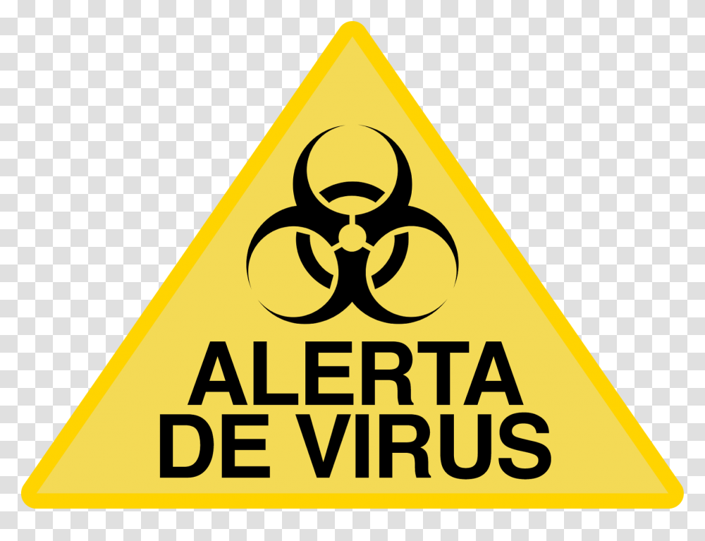 Alerta De Virus, Sign, Road Sign Transparent Png