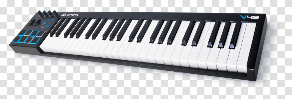 Alesis 49 Key Midi Keyboard, Leisure Activities, Electronics, Piano, Musical Instrument Transparent Png