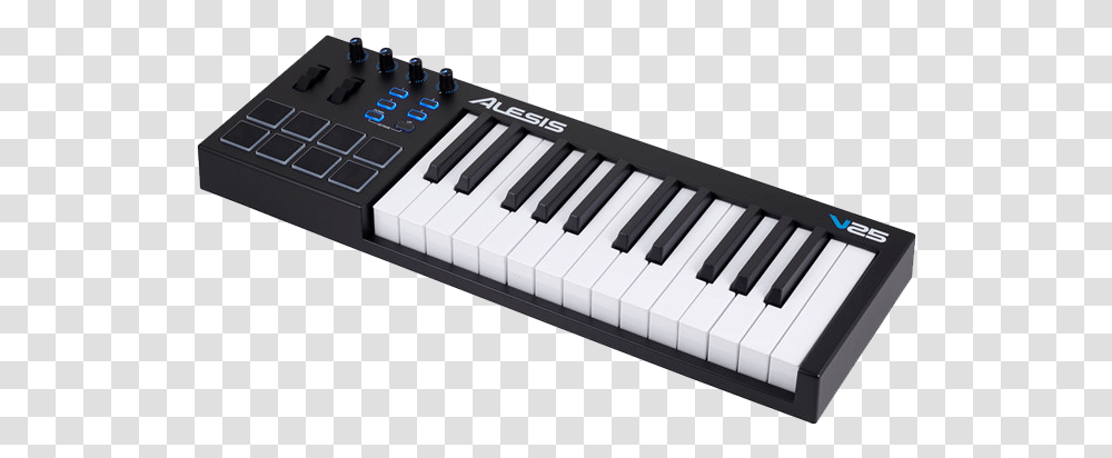 Alesis V25 25 Key Usb Midi Keyboard Controller Minibrute 2 Arturia, Piano, Leisure Activities, Musical Instrument, Electronics Transparent Png