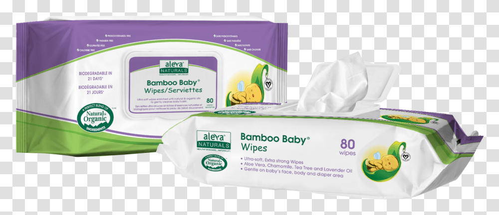 Aleva Naturals Bamboo Baby Wipes, Paper, Towel, Paper Towel, Tissue Transparent Png