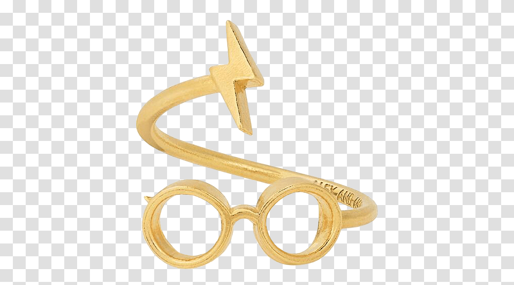 Alex And Ani Harry Potter Glasses Ring Wrap Gold Plated Harry Potter Ring, Goggles, Accessories, Accessory, Brass Section Transparent Png
