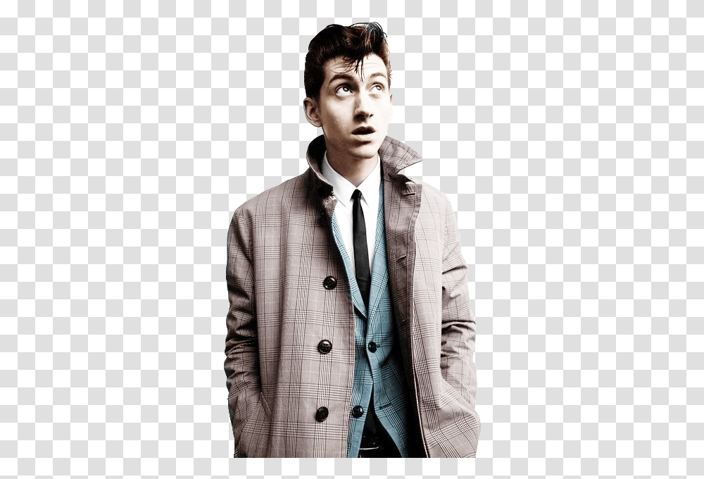 Alex Turner Arctic Monkeys Alex Turner The Sims, Apparel, Suit, Overcoat Transparent Png